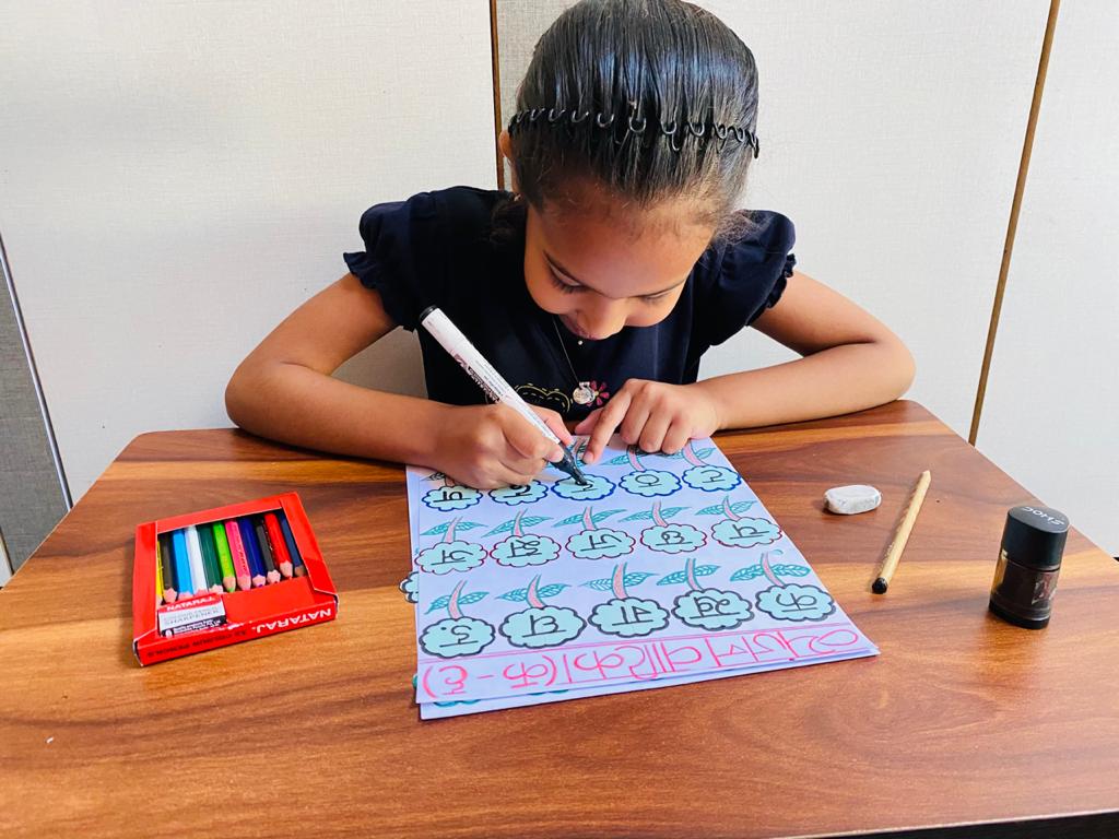 Learning Hindi Alphabets