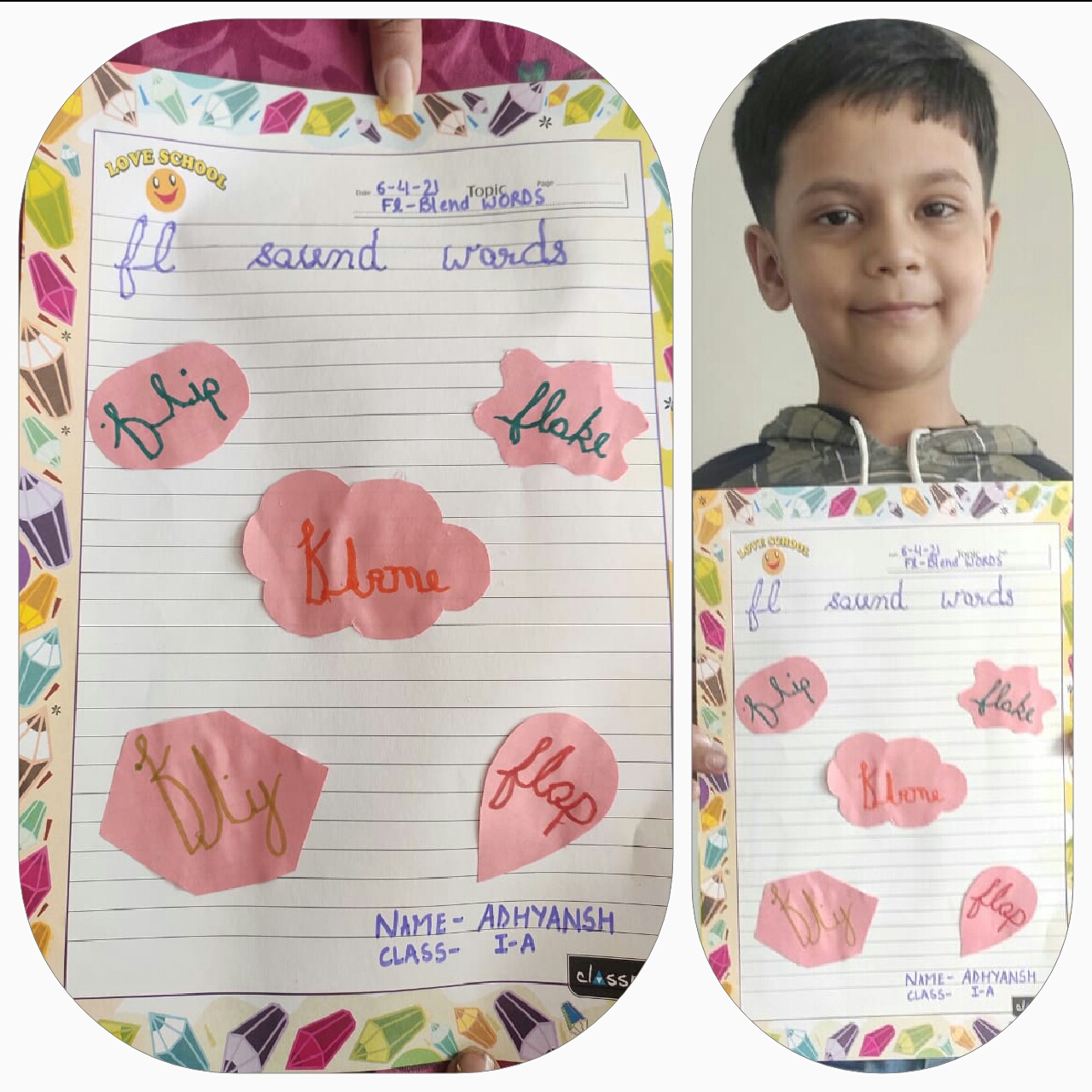 Learning Blending Words