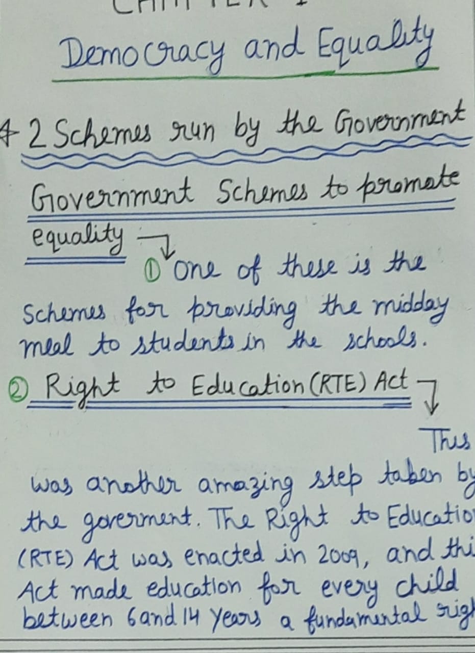 Activity to understand Democracy