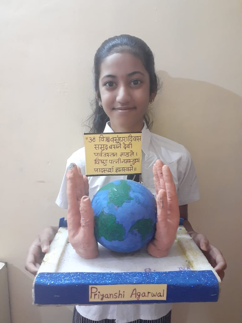 Earth Day Celebration by Middle classes students