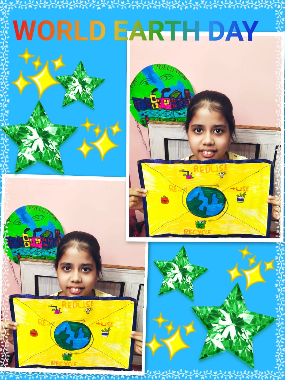Earth Day Celebration by Middle classes students