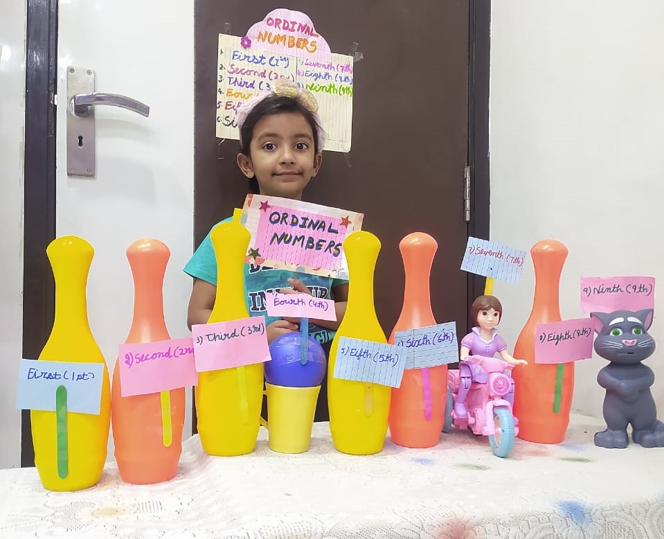 Ordinal Numbers activity in class I