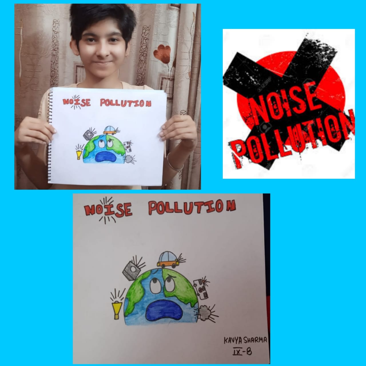 Poster making on Noise Pollution