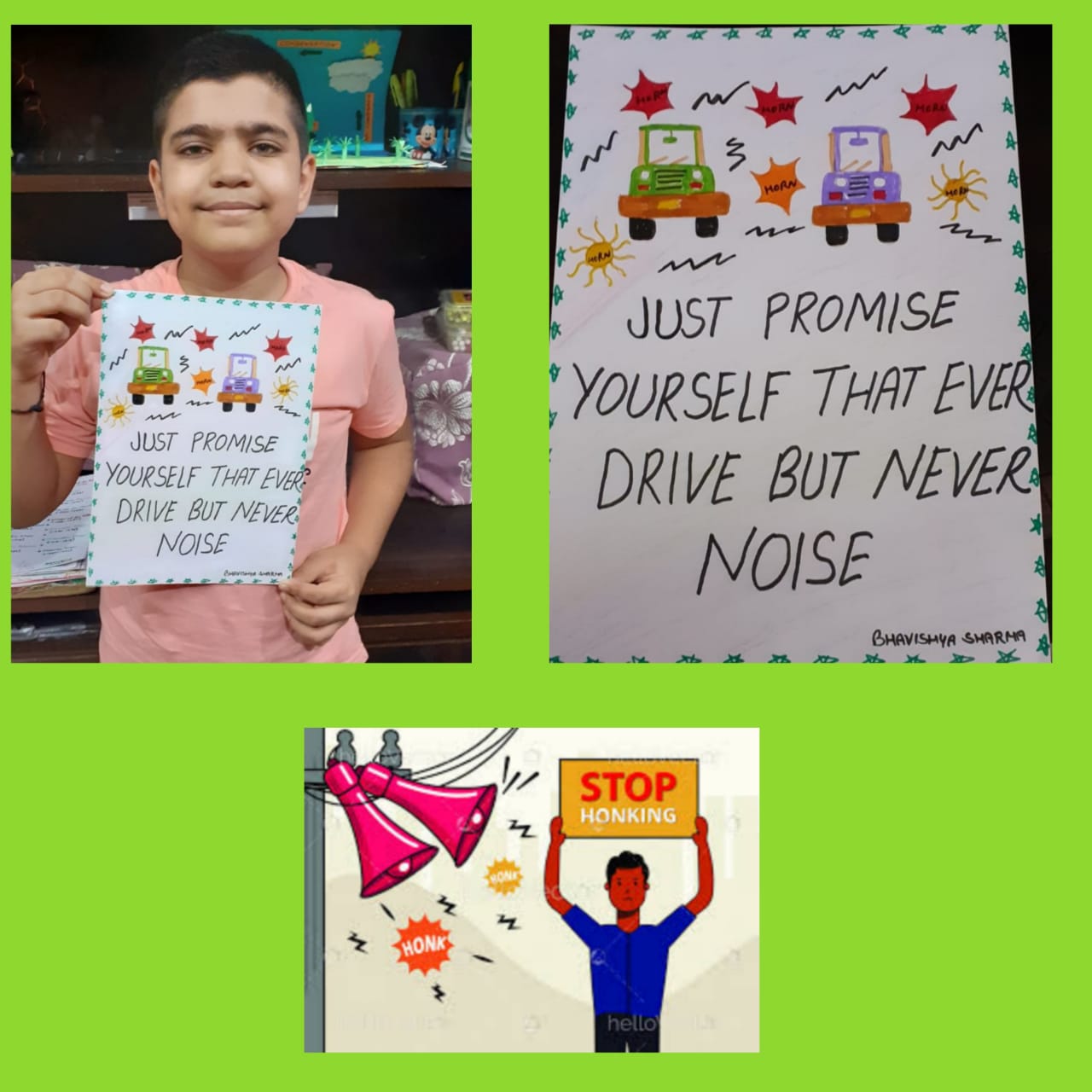 Poster making on Noise Pollution