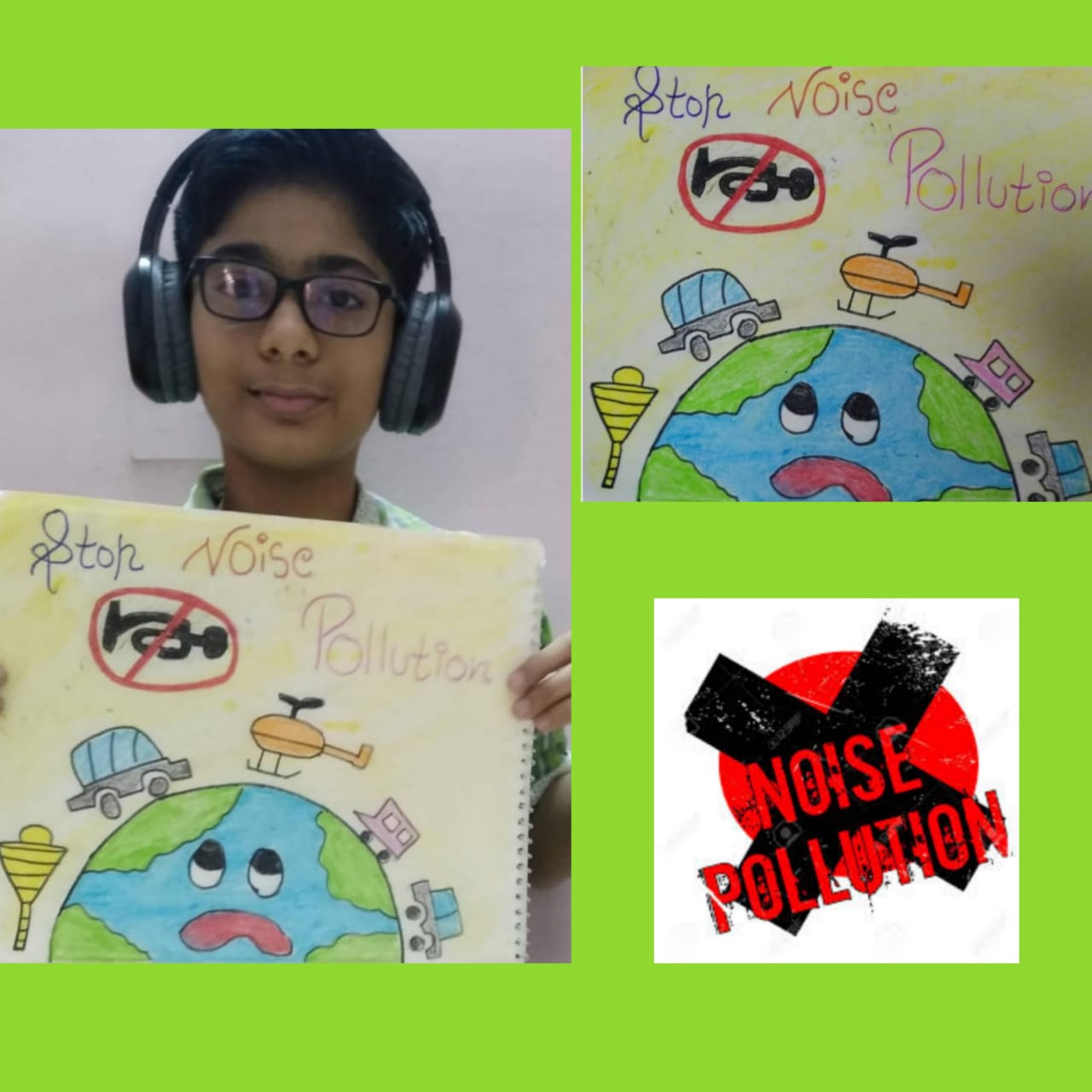 Poster making on Noise Pollution