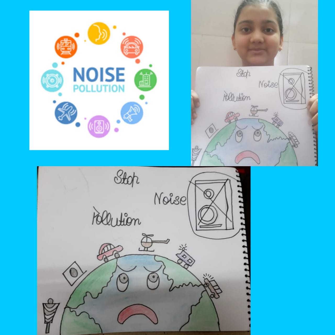 Poster making on Noise Pollution