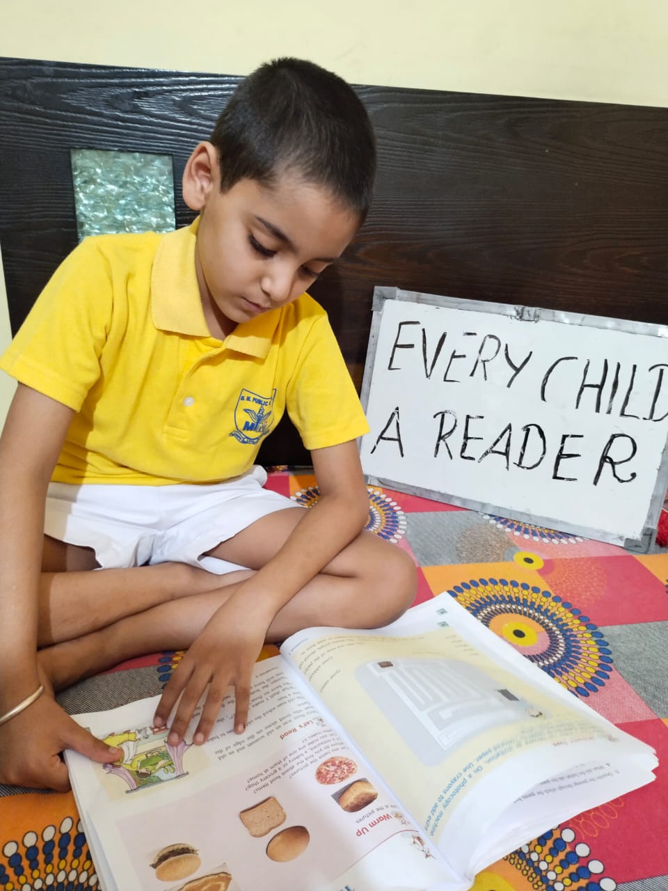 Celebration of National Reading Day, Week and Month by Primary Students