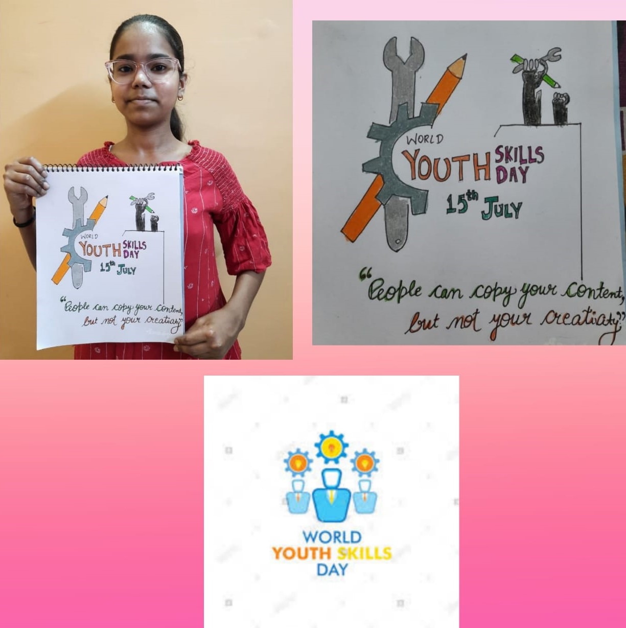 Posters Making on Youth Skill Day