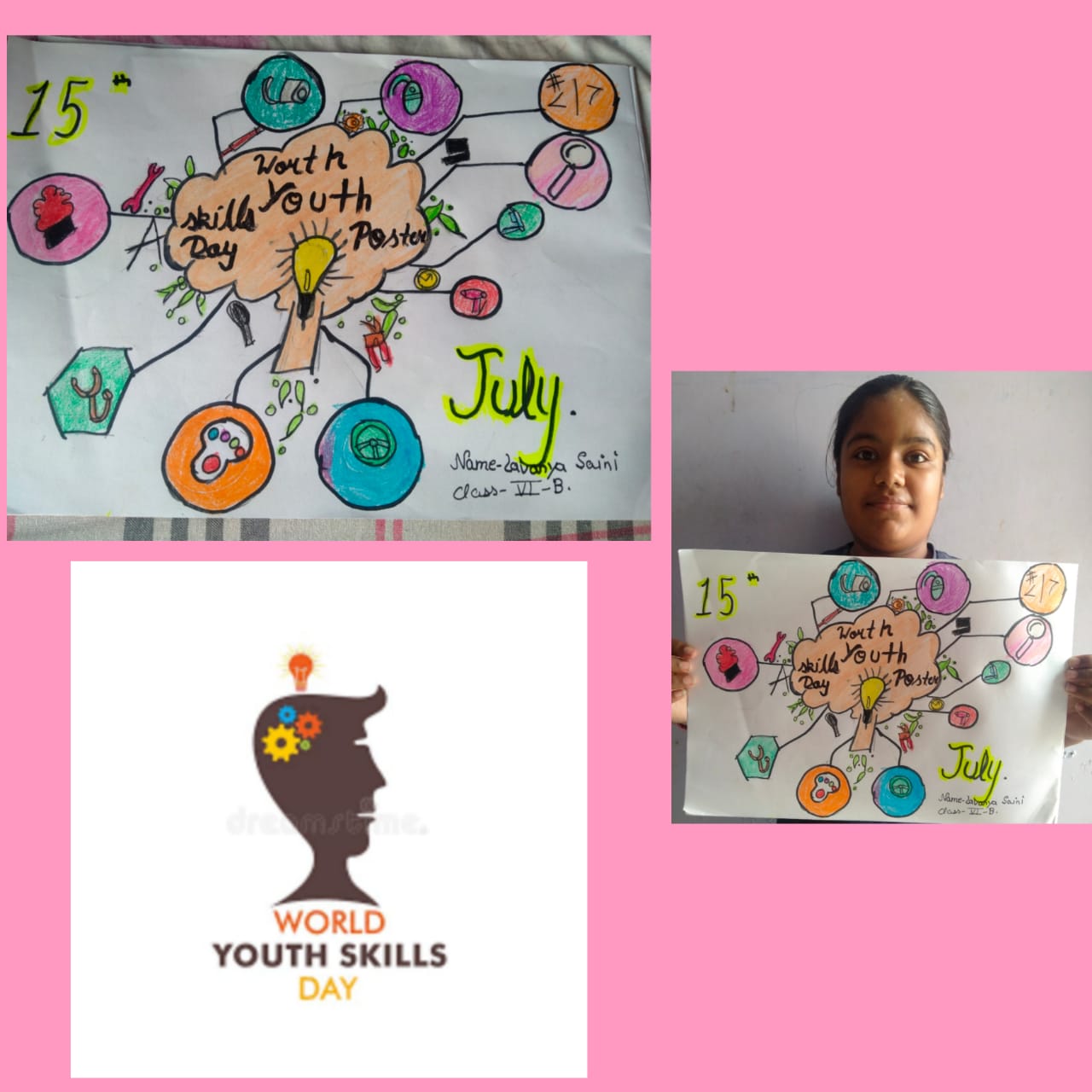 Posters Making on Youth Skill Day