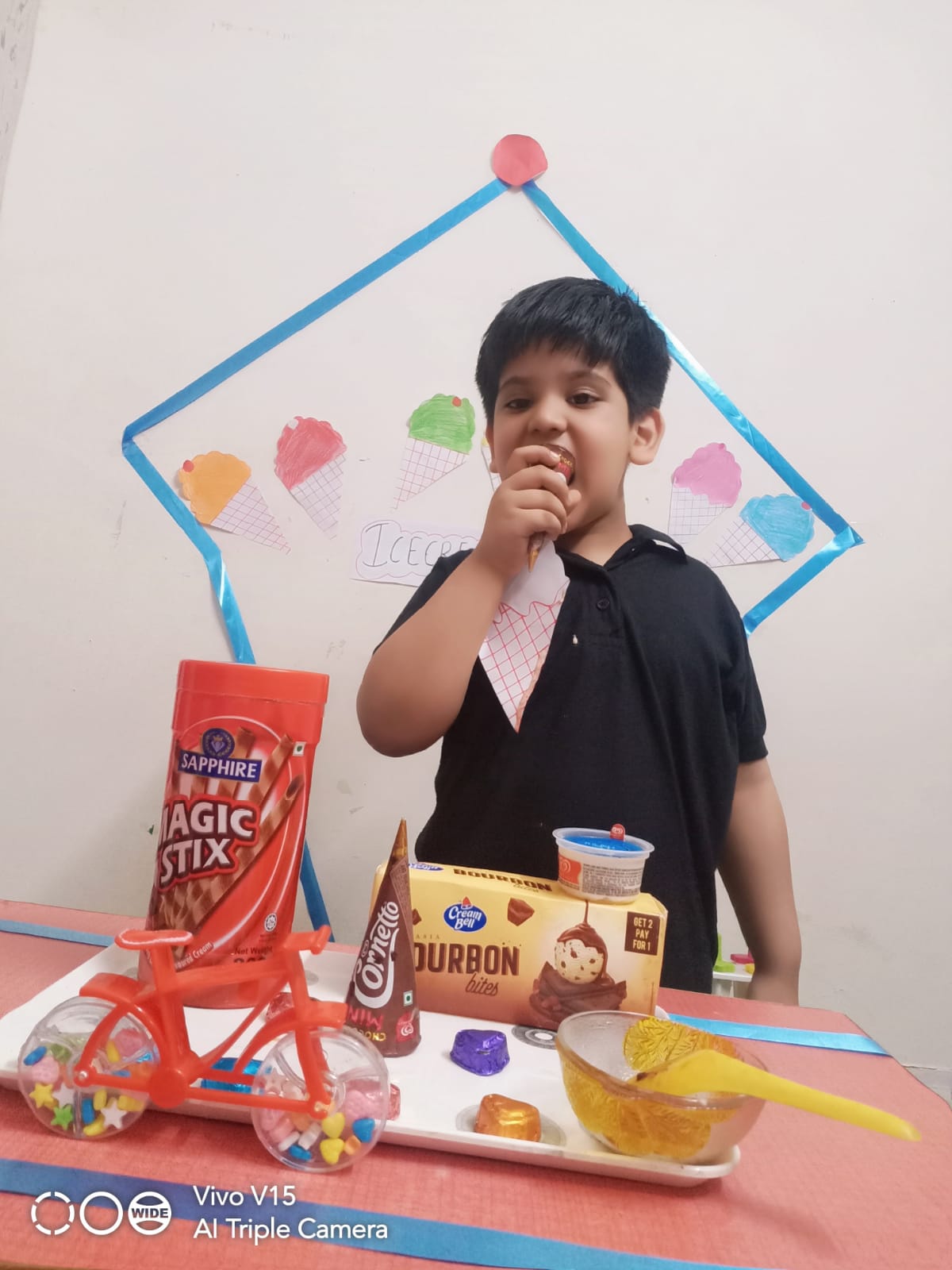 Ice Cream Day Celebration by Pre-Primary kids