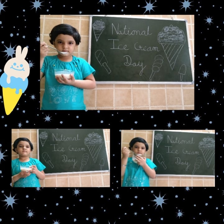 Ice Cream Day Celebration by Pre-Primary kids