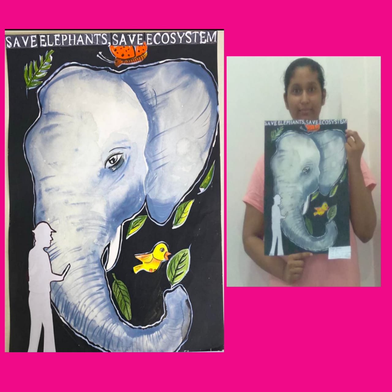 Poster Making Activity on World Elephant Day