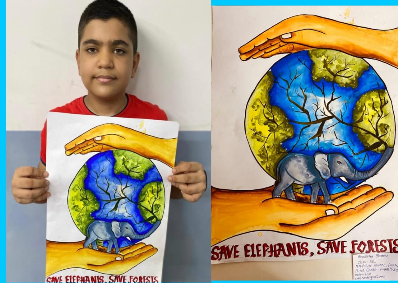 Poster Making Activity on World Elephant Day