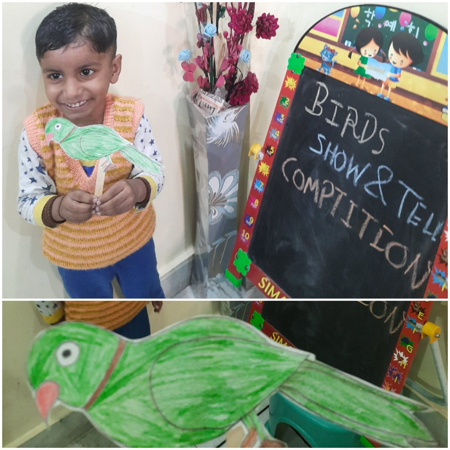 Show  & Tell Activity on Birds by Pre-Schoolers