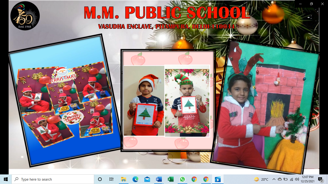 Christmas Celebration by Primary and Middle wing students