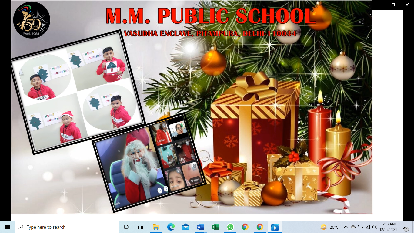 Christmas Celebration by Primary and Middle wing students