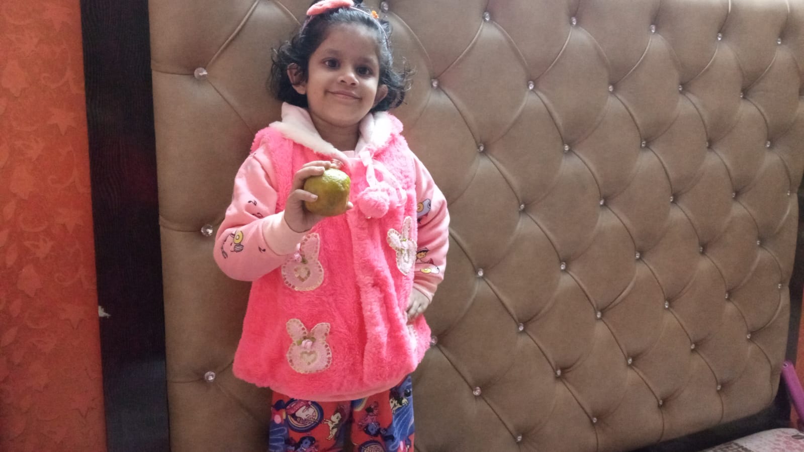 Pink and Orange Colour Day celebration by Pre-School students