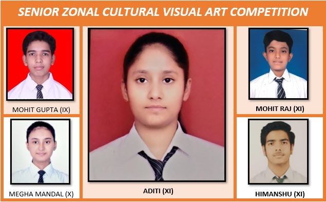 Achievements in Zonal Art  Craft Competitions 2021-2022 Senior Category