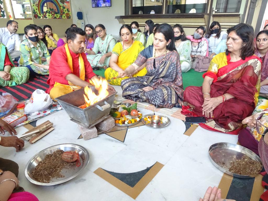 Spiritual gathering for the staff members