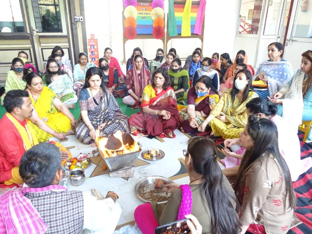 Spiritual gathering for the staff members