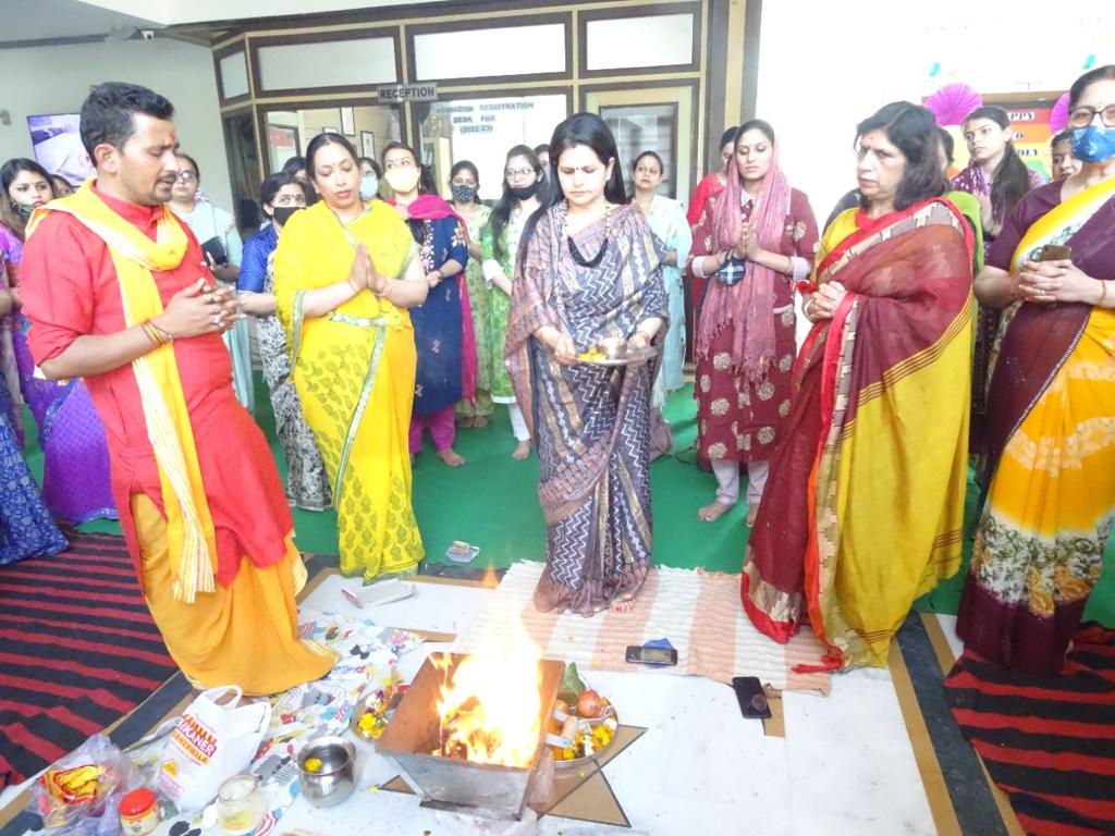 Spiritual gathering for the staff members