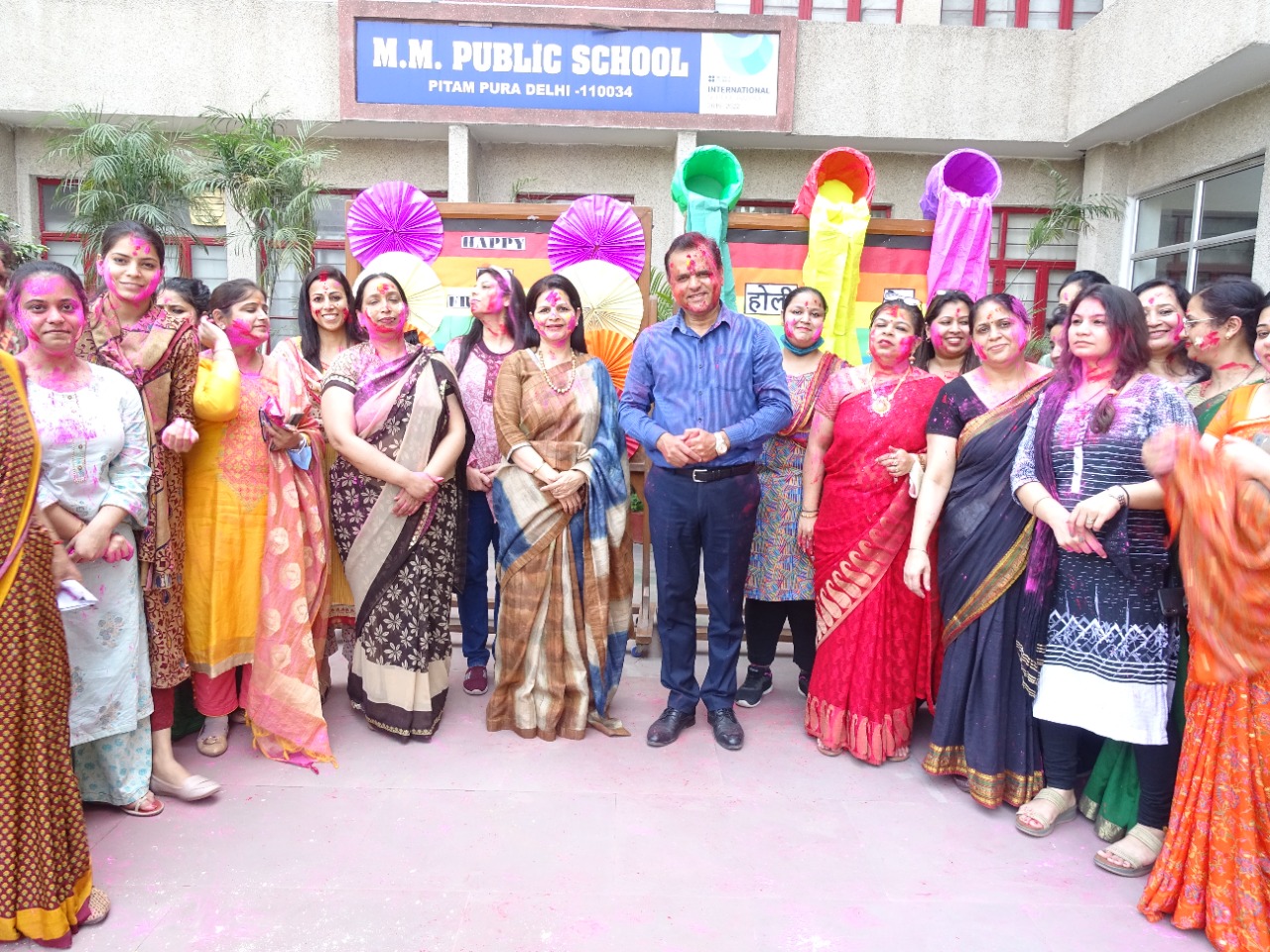 Holi Celebration in School