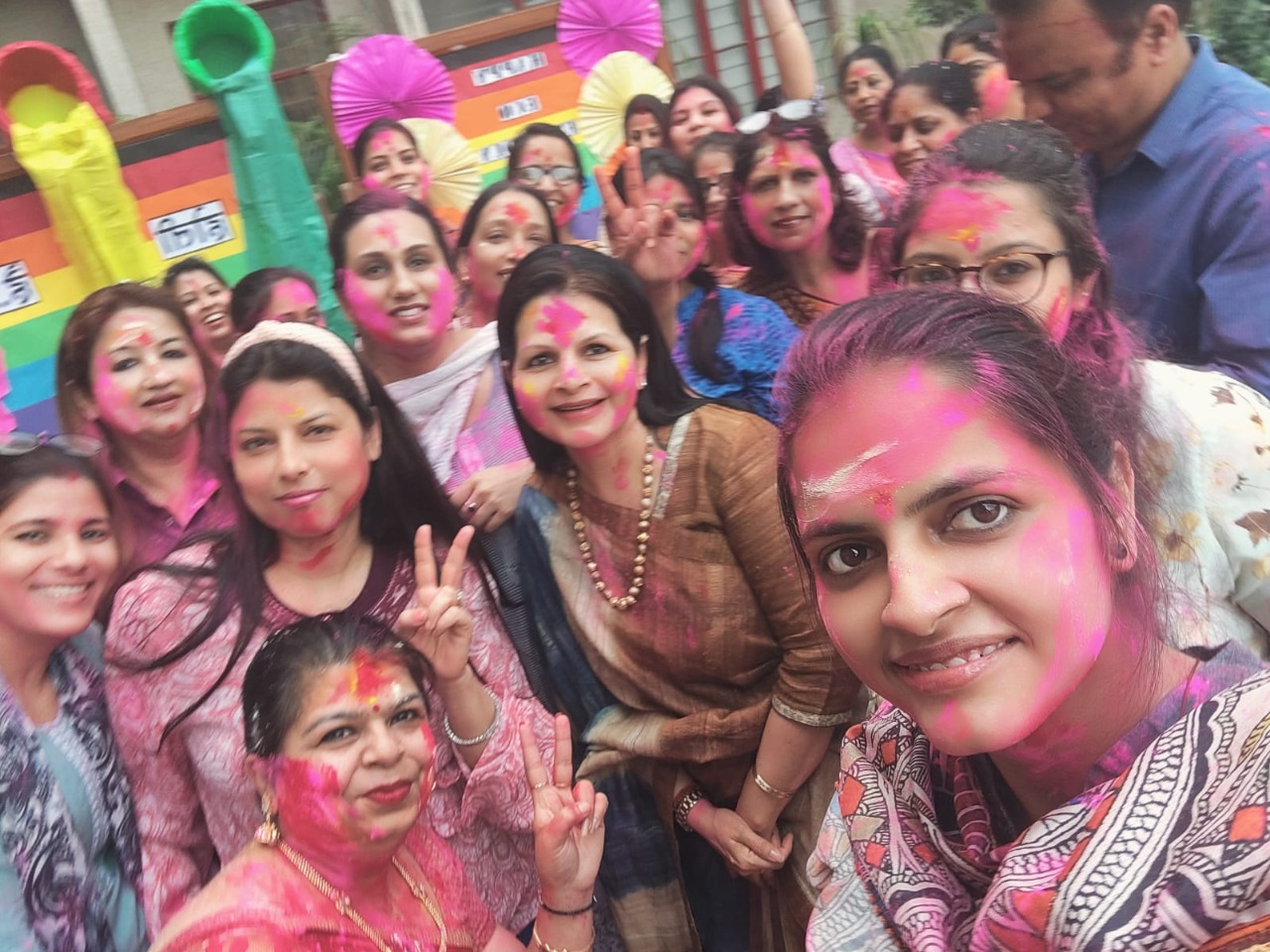 Holi Celebration in School