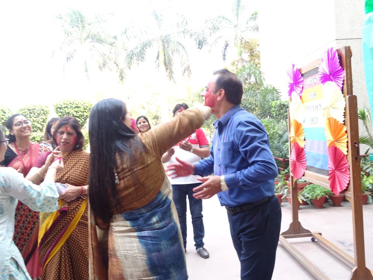 Holi Celebration in School
