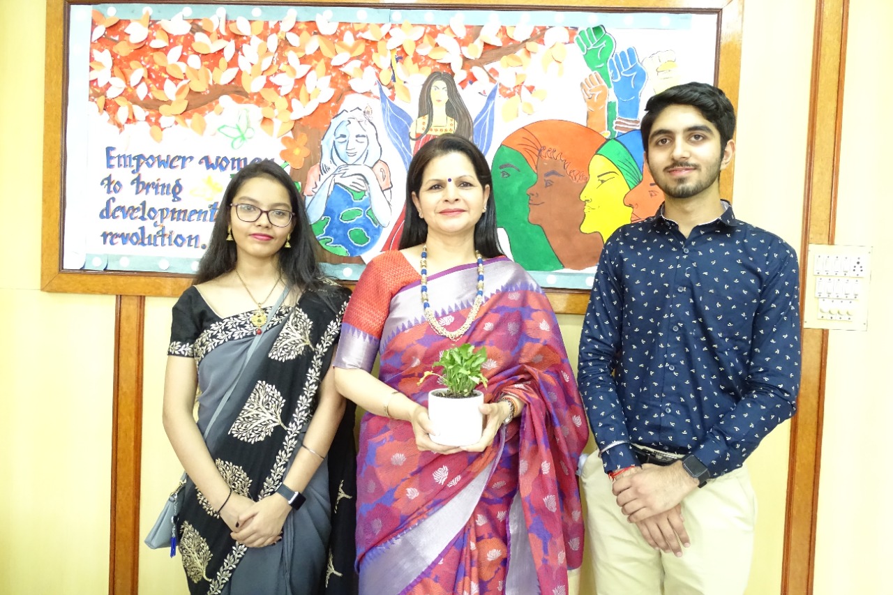 Hawan for blessings for class XII outgoing batch