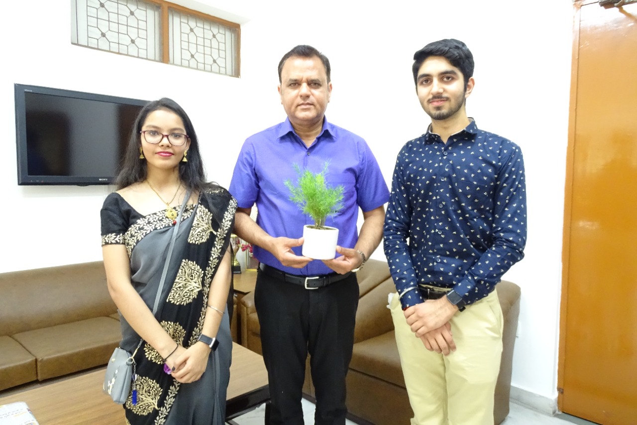 Hawan for blessings for class XII outgoing batch