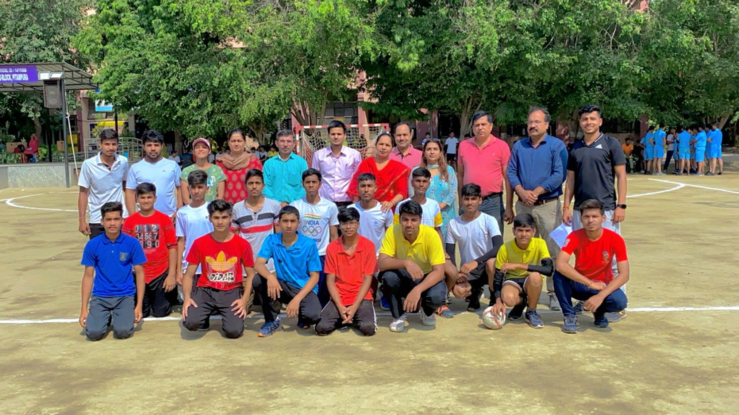 Position in Hand Ball Zonal Competition