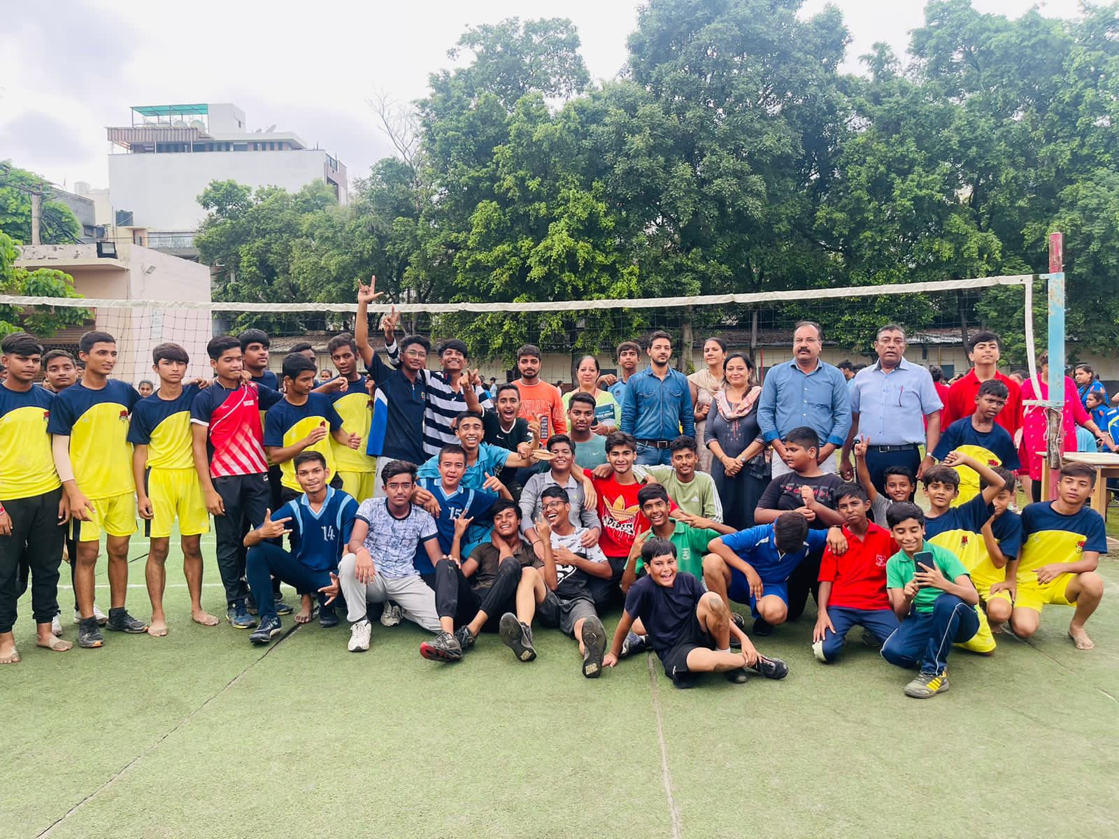 Position in Throw Ball Zonal Competition