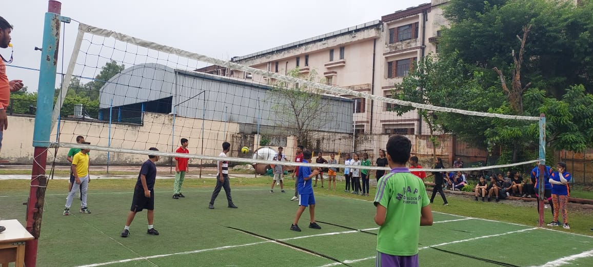 Position in Throw Ball Zonal Competition