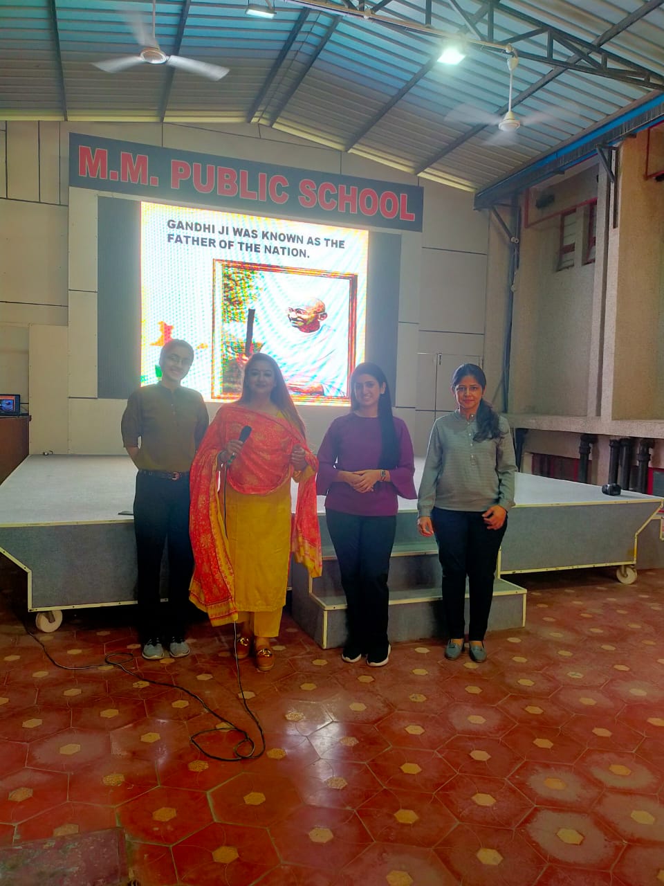 Gandhi Jayanti Celebration by Pre-Primary Kids