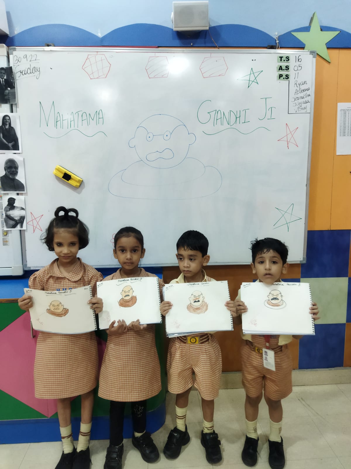 Gandhi Jayanti Celebration by Pre-Primary Kids
