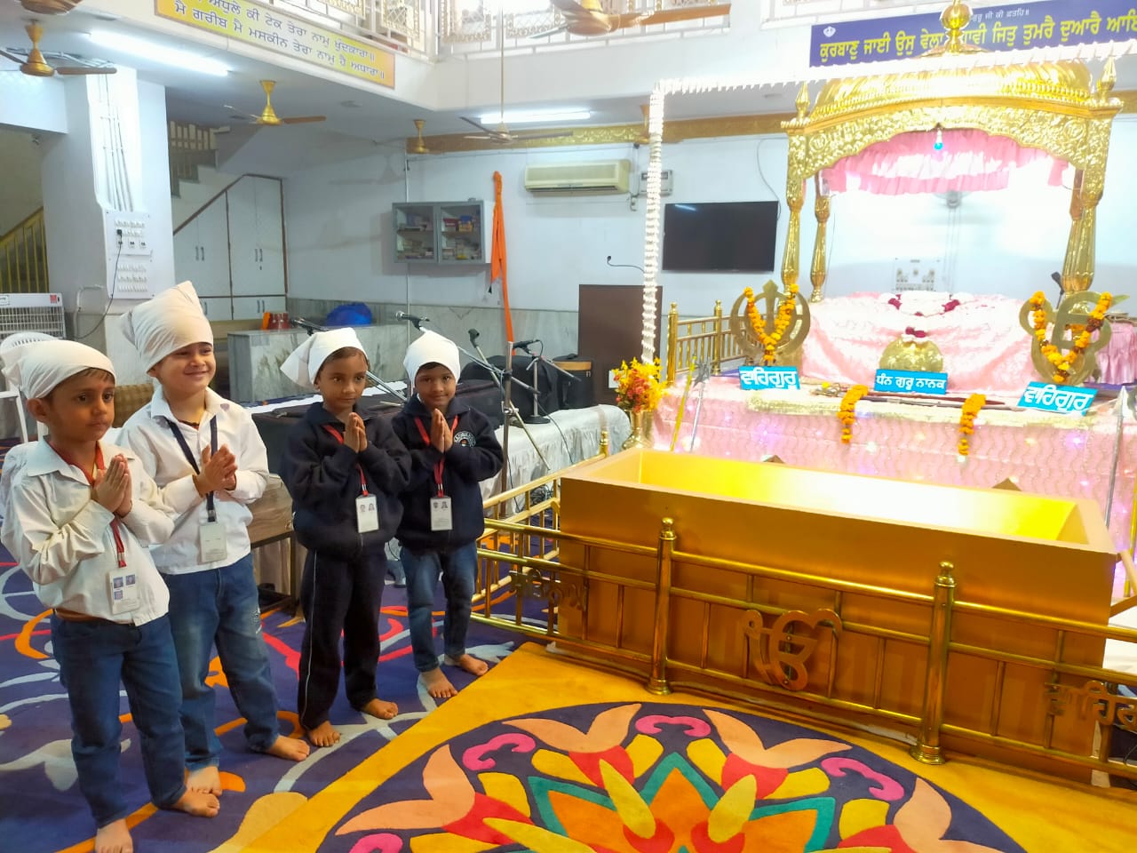 Guru NANAK Jayanti Celebration by Pre-primary kids