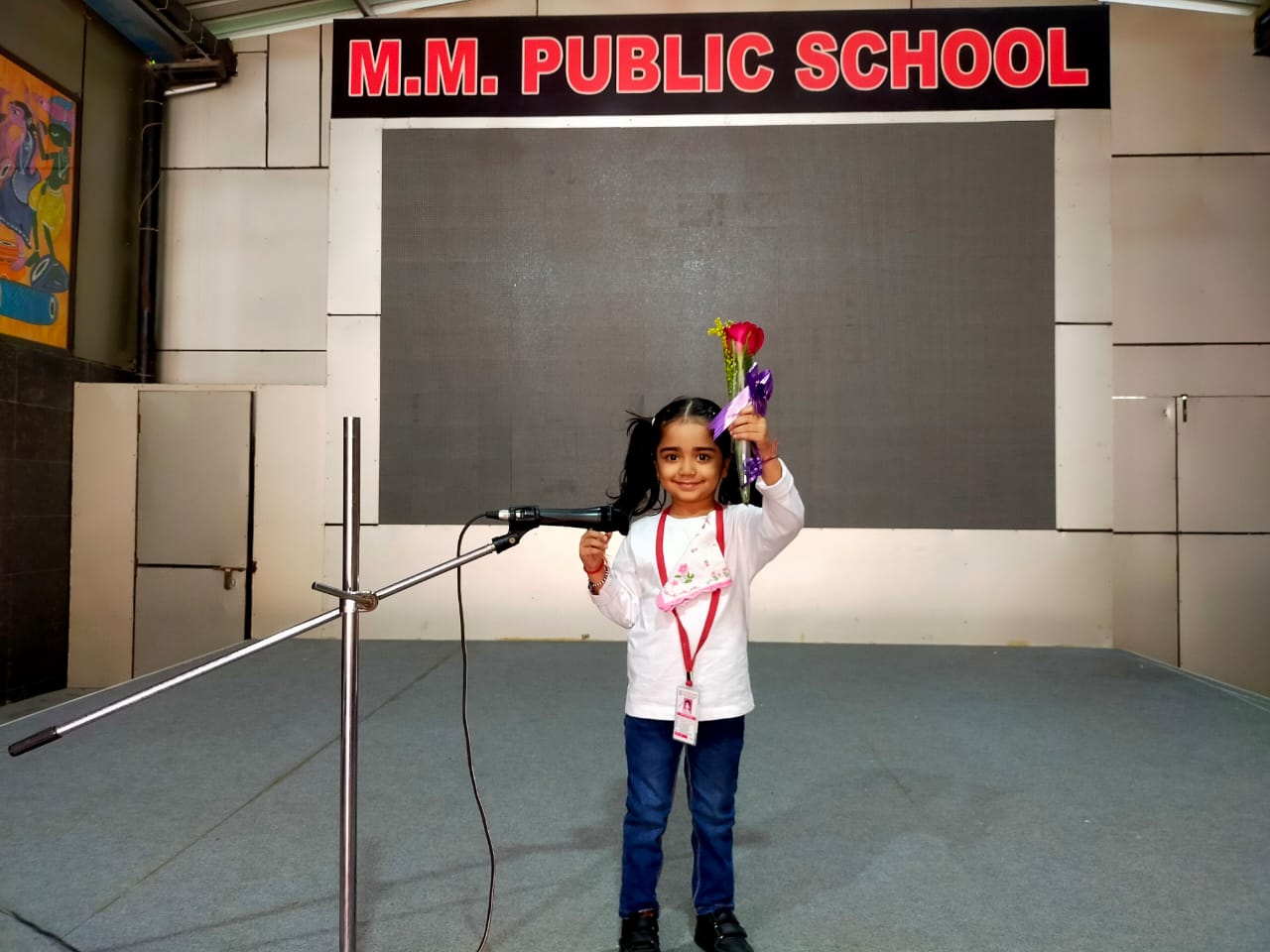 Flowers Day Celebration by pre-primary kids