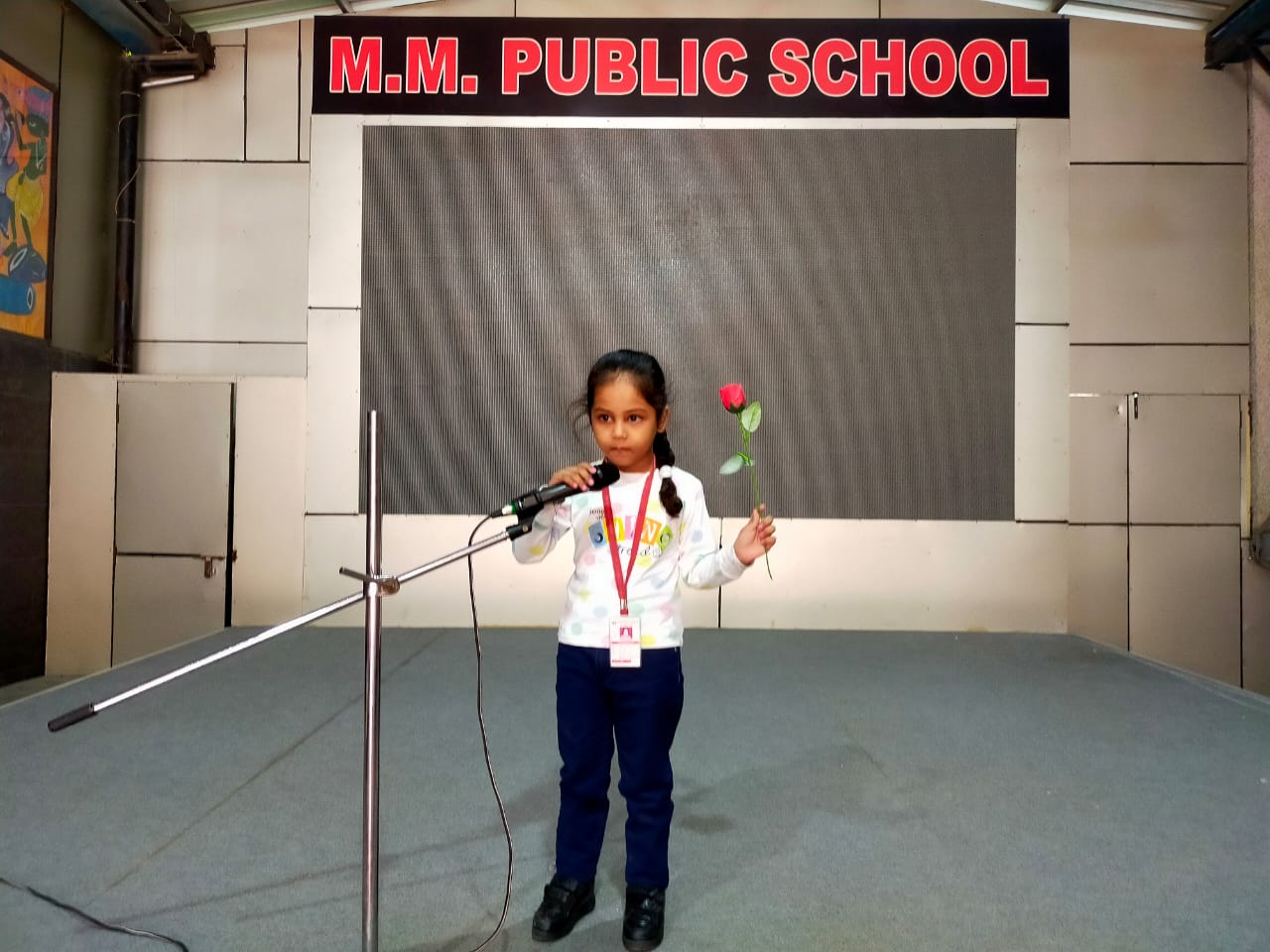 Flowers Day Celebration by pre-primary kids