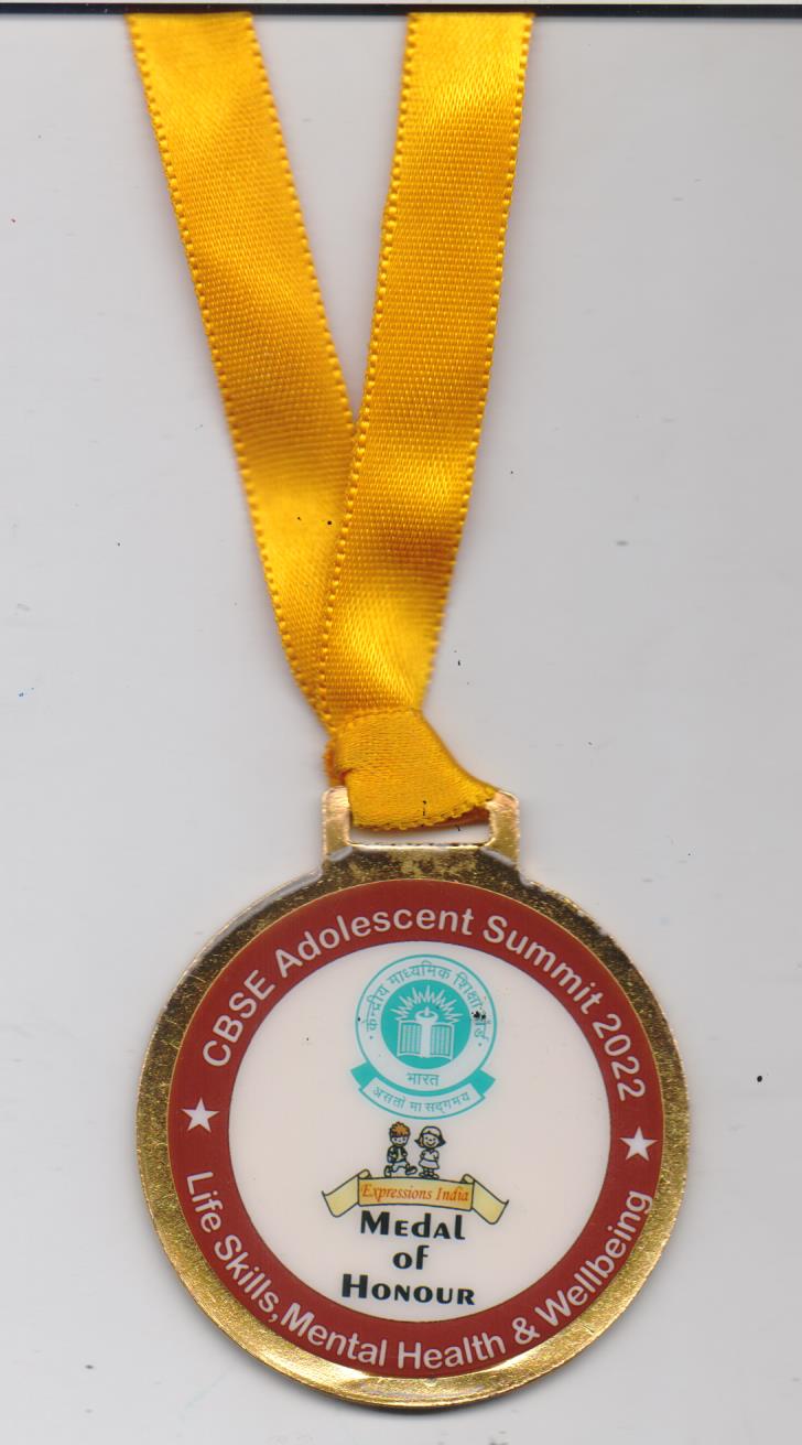 Distinctive Participation in CBSE National Adolescent Summit-2022  on Life Skills, Mental Health, Safety & Well Being