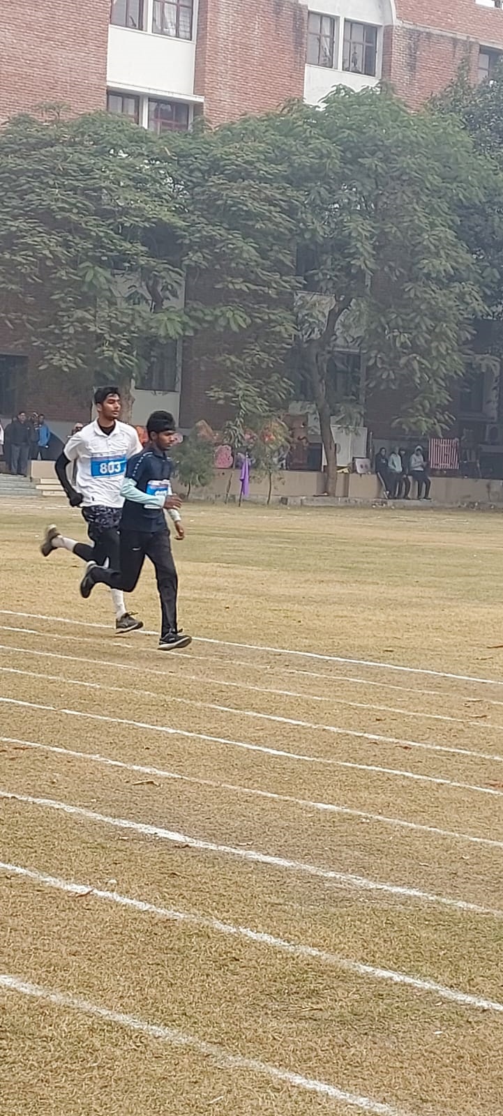 Achievement at CBSE level in Athletics Competition