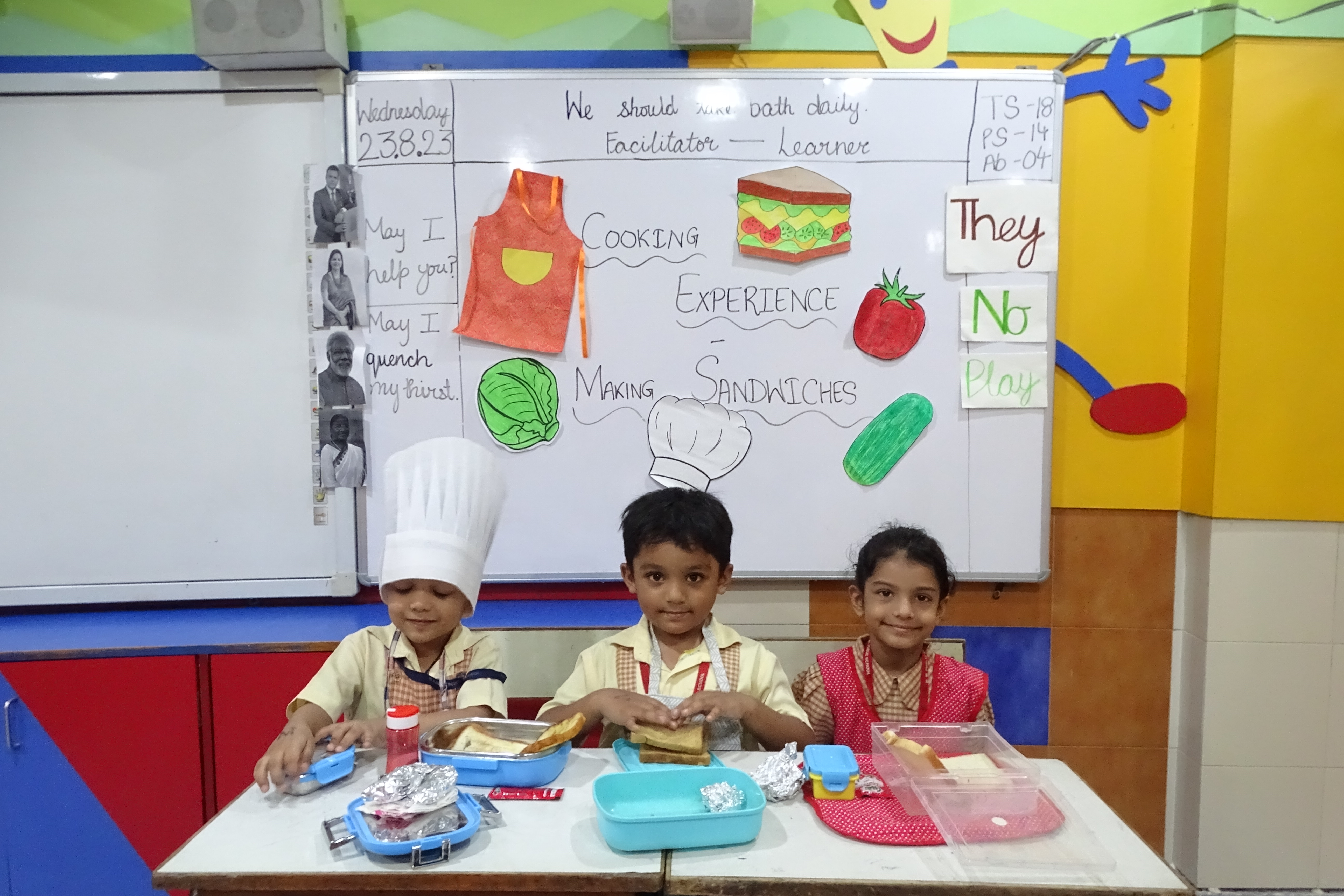 Making of Sandwich Activity