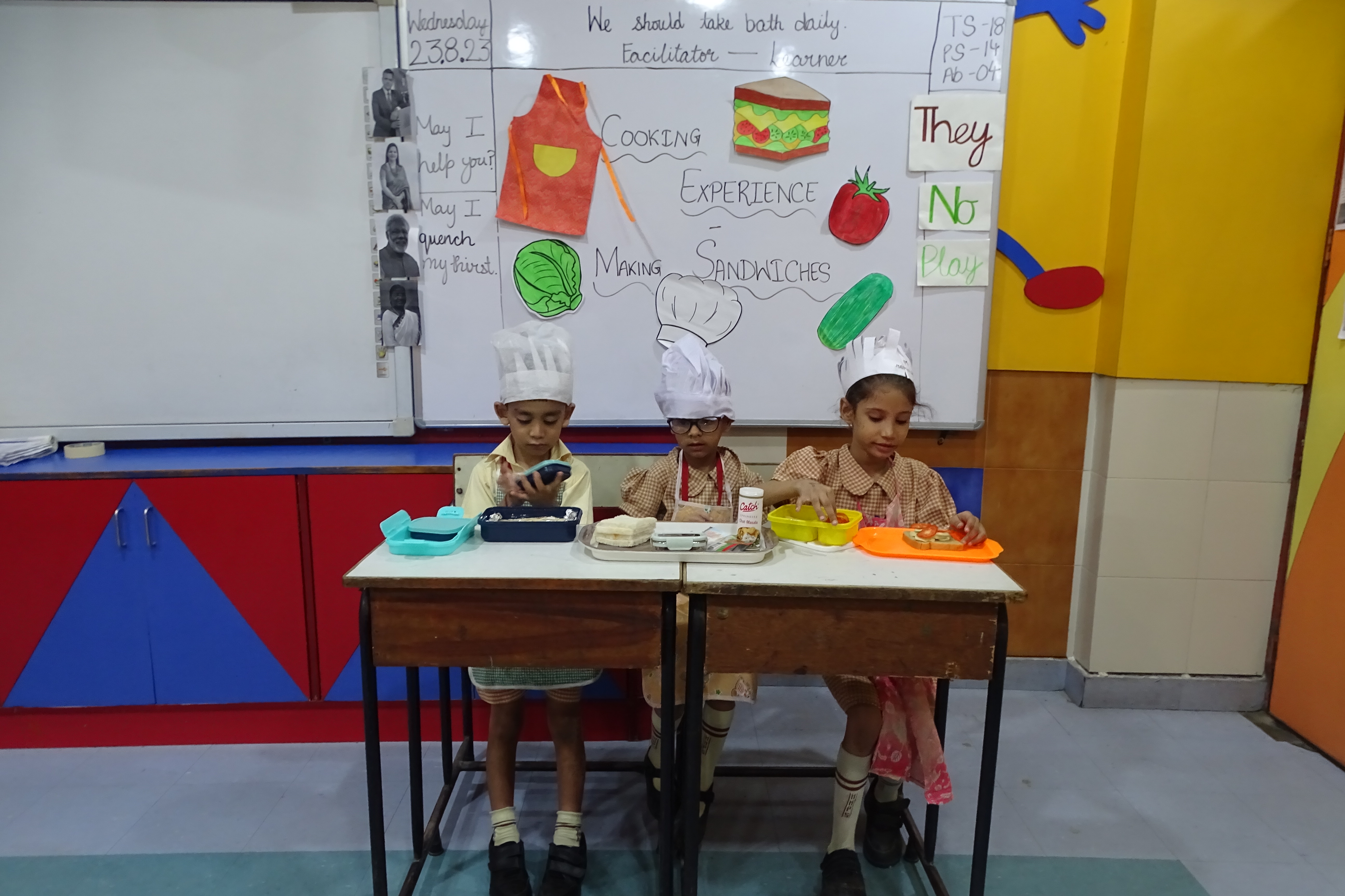 Making of Sandwich Activity