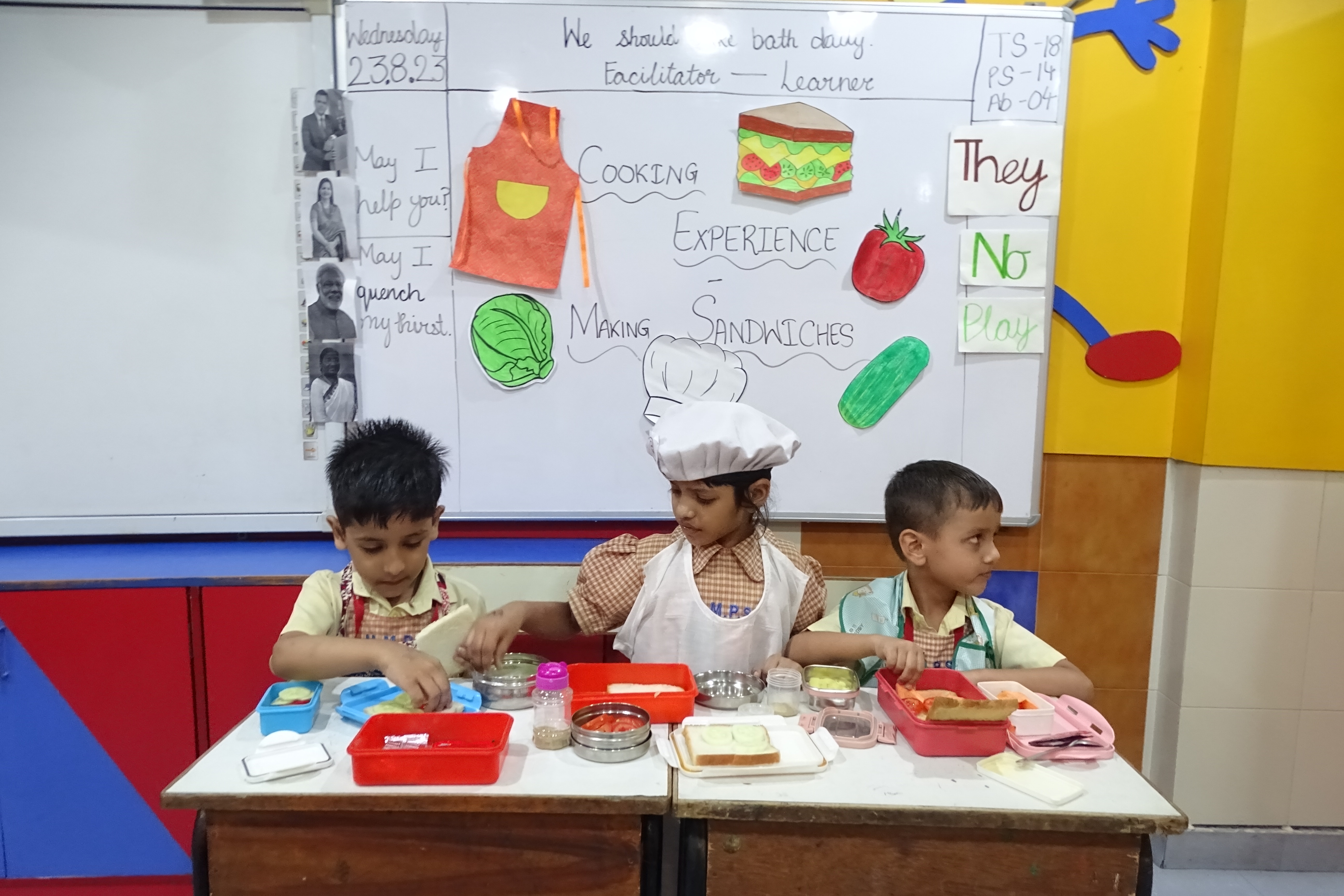 Making of Sandwich Activity