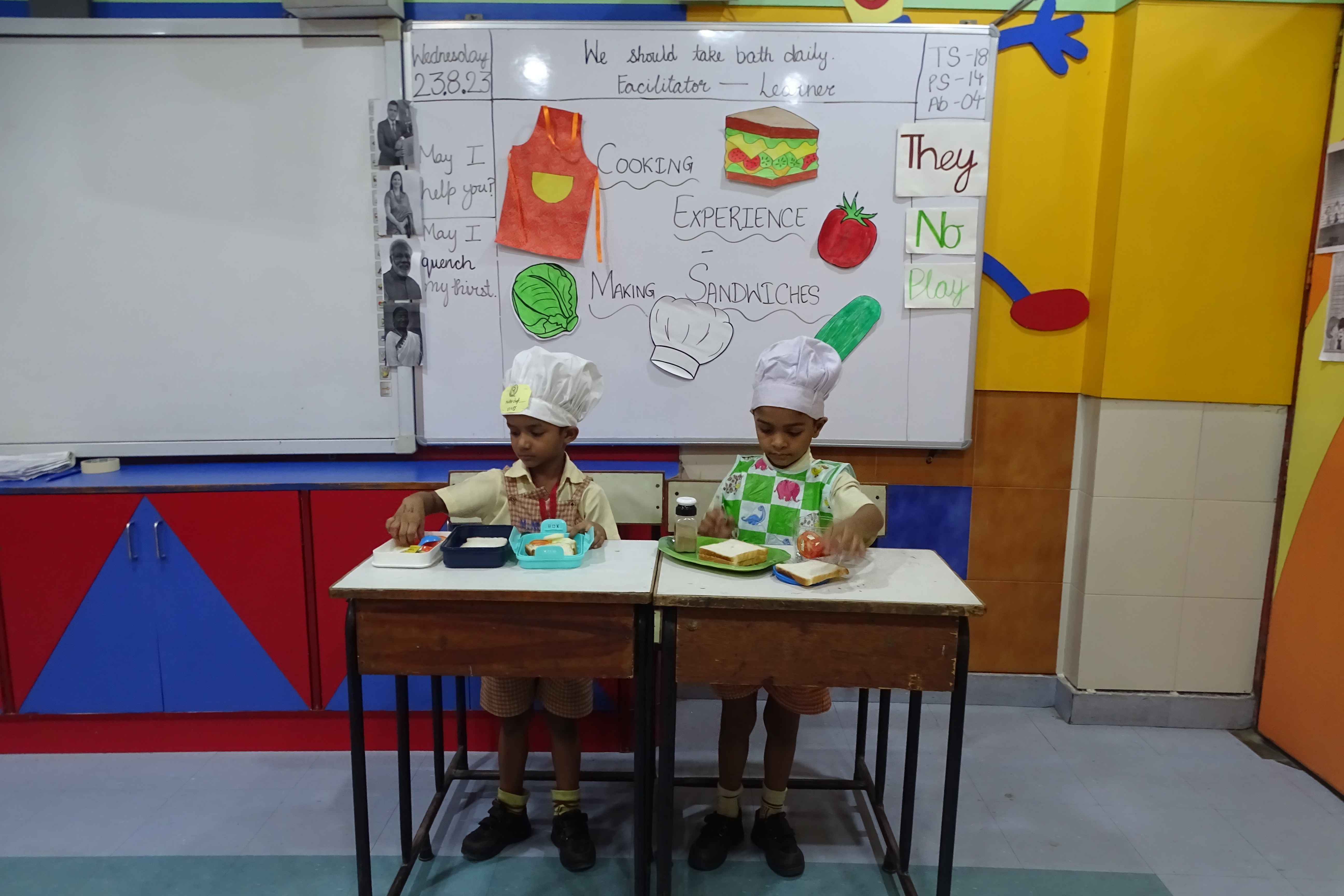 Making of Sandwich Activity