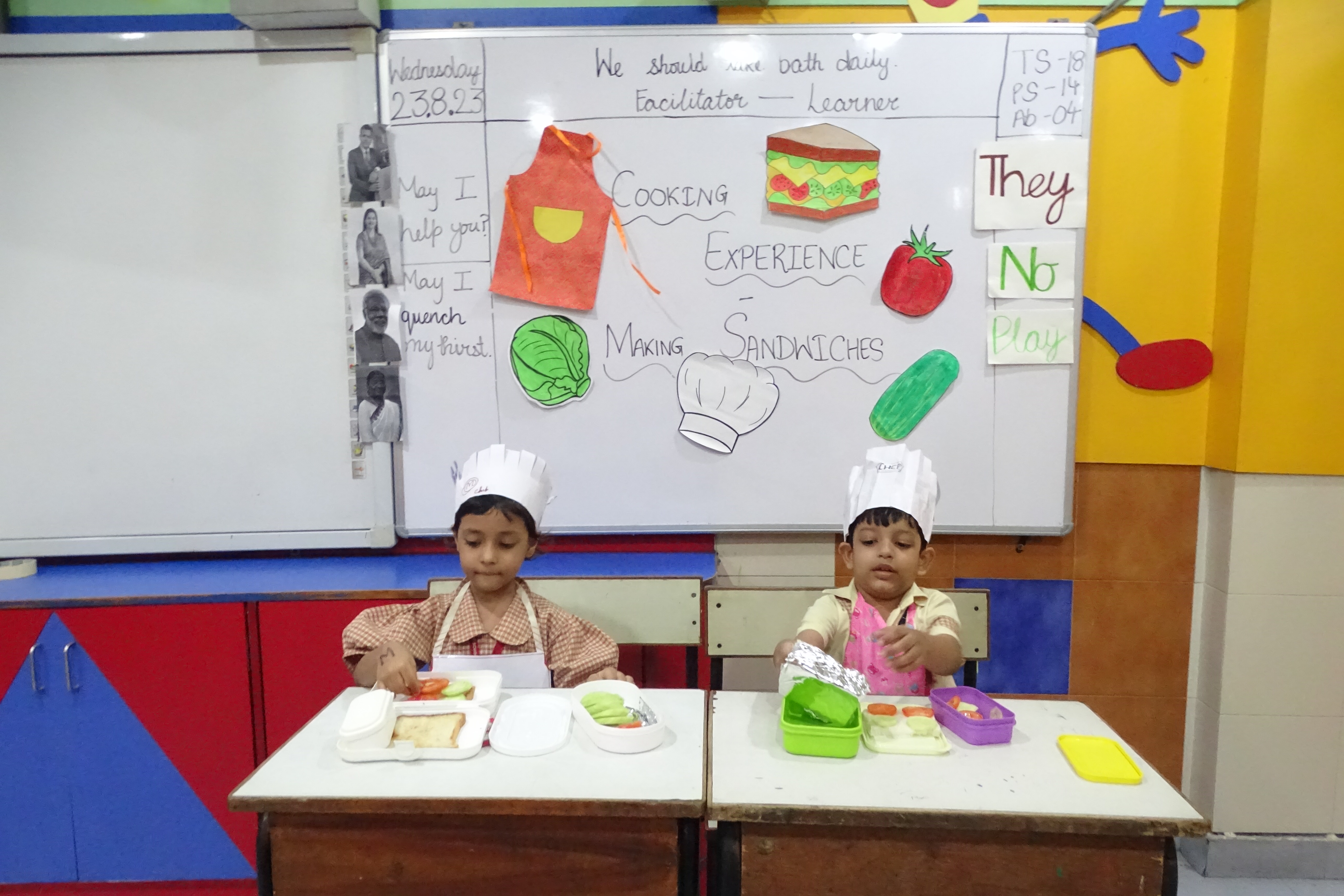 Making of Sandwich Activity
