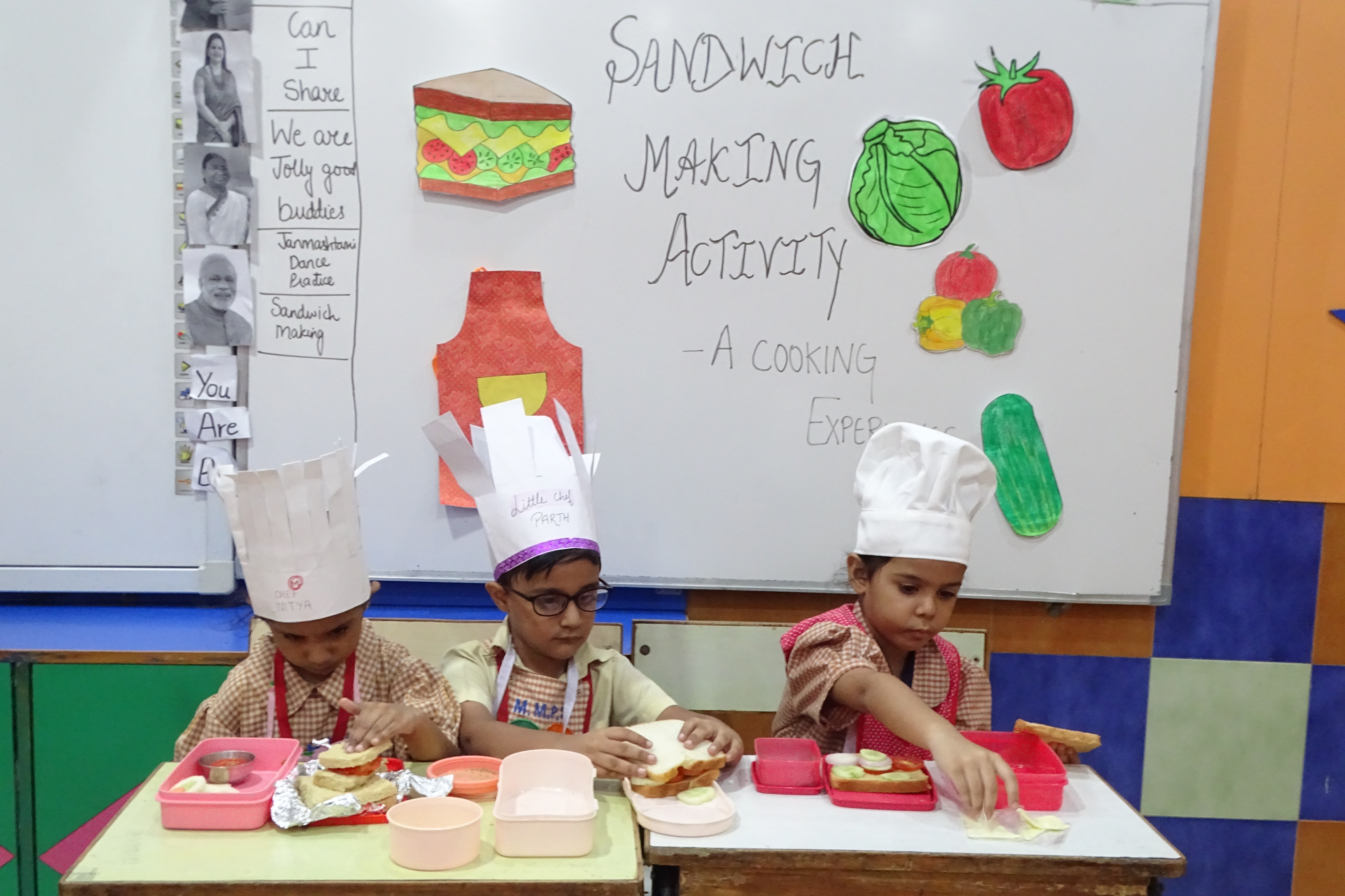 Making of Sandwich Activity