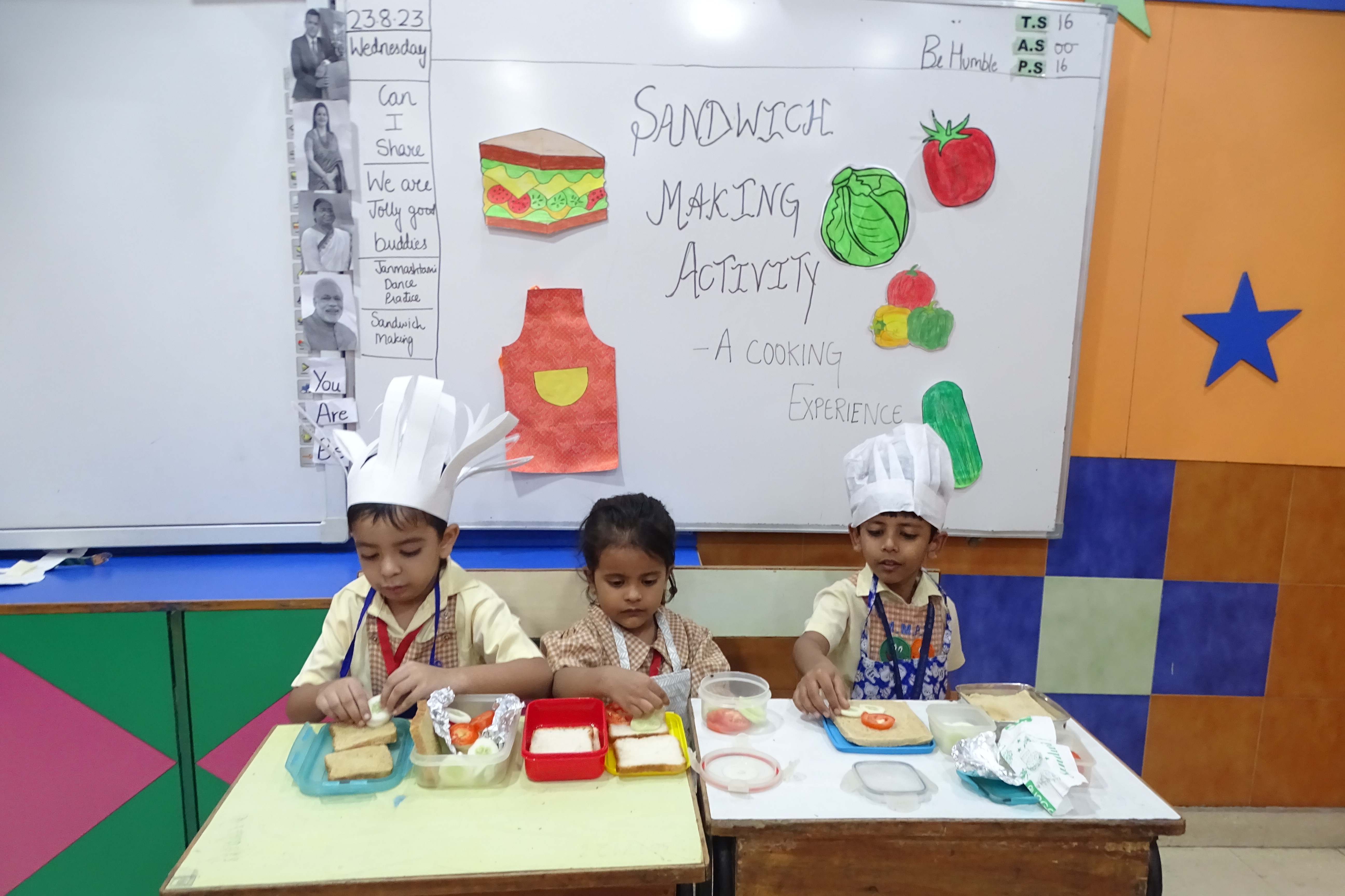 Making of Sandwich Activity