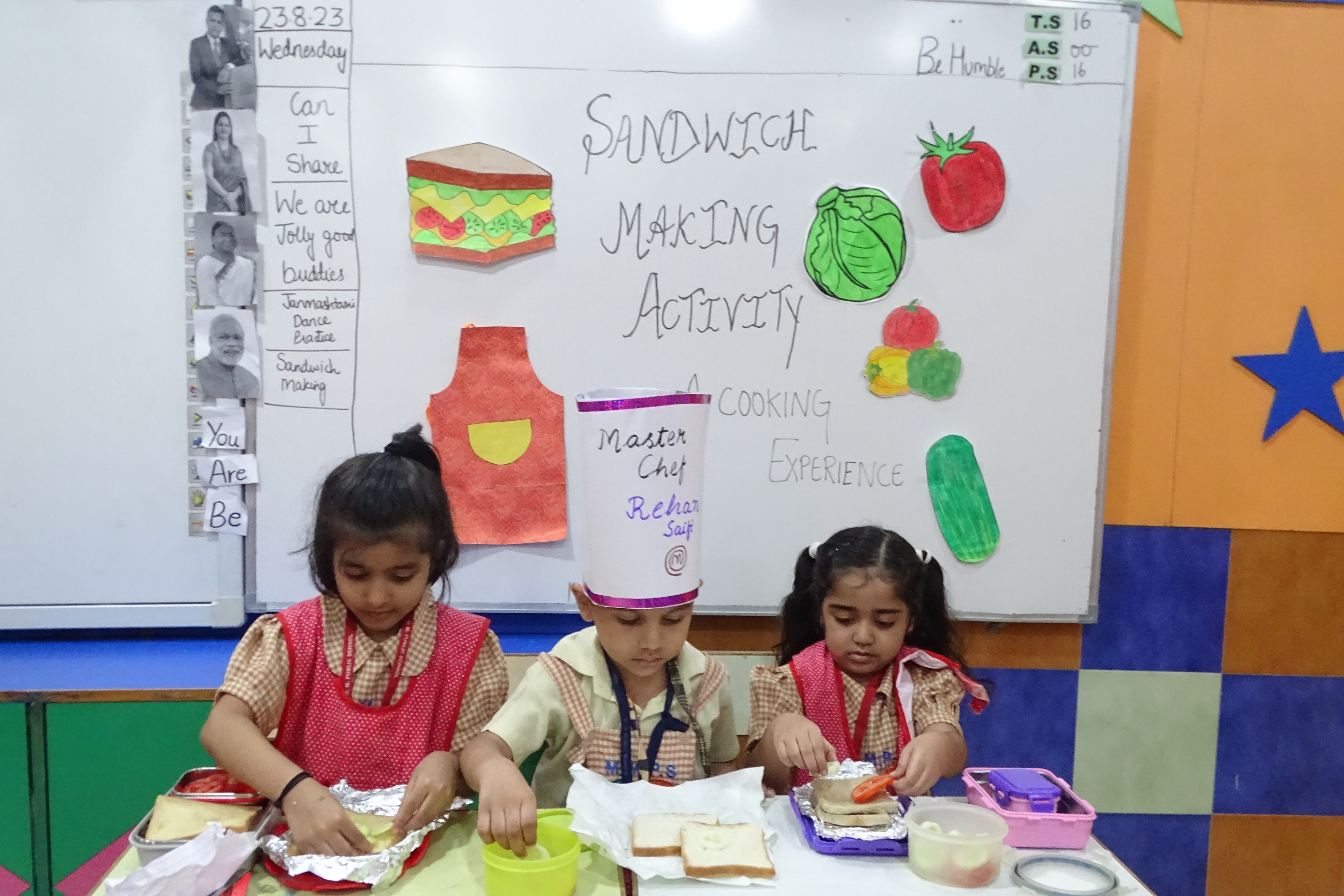 Making of Sandwich Activity