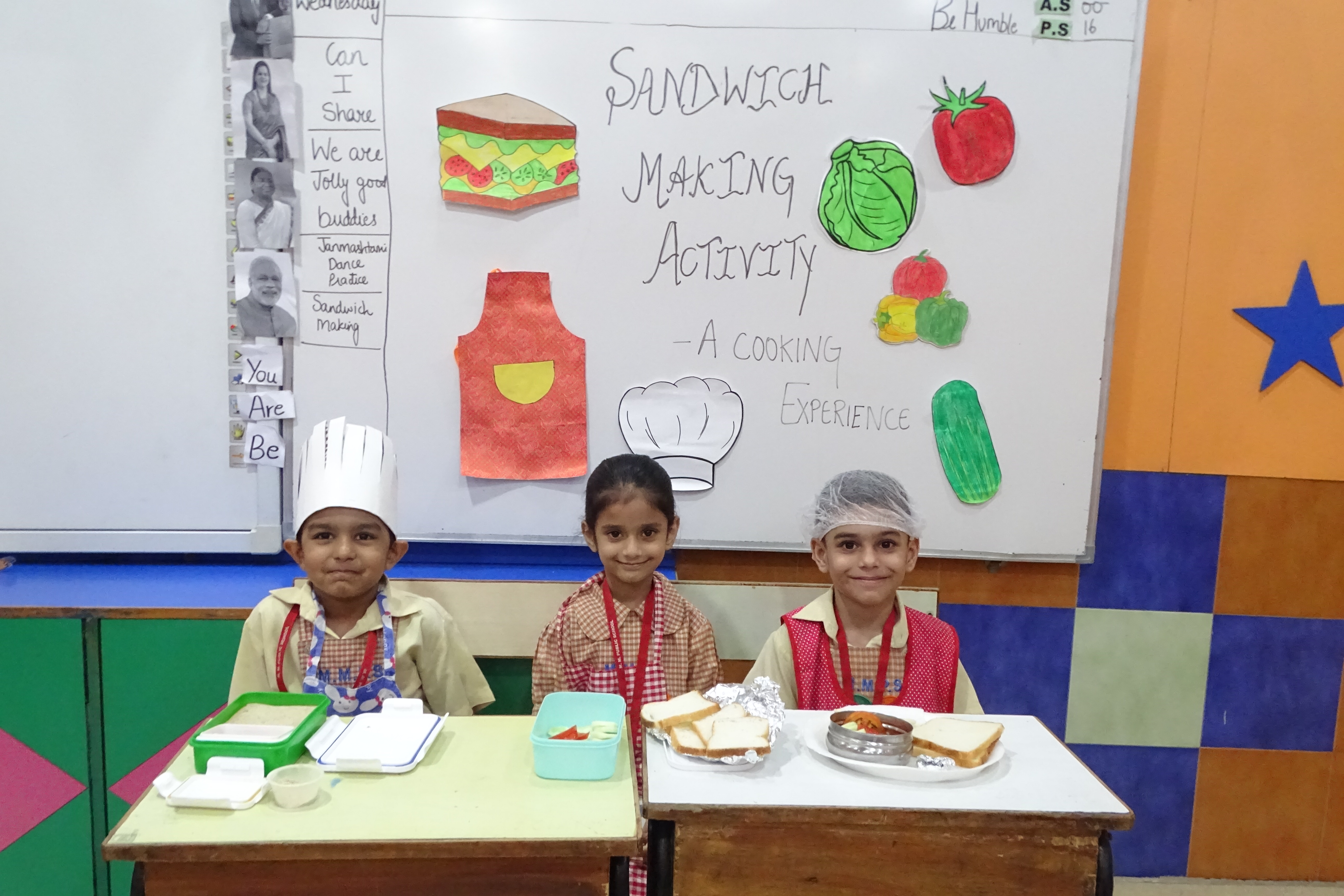 Making of Sandwich Activity