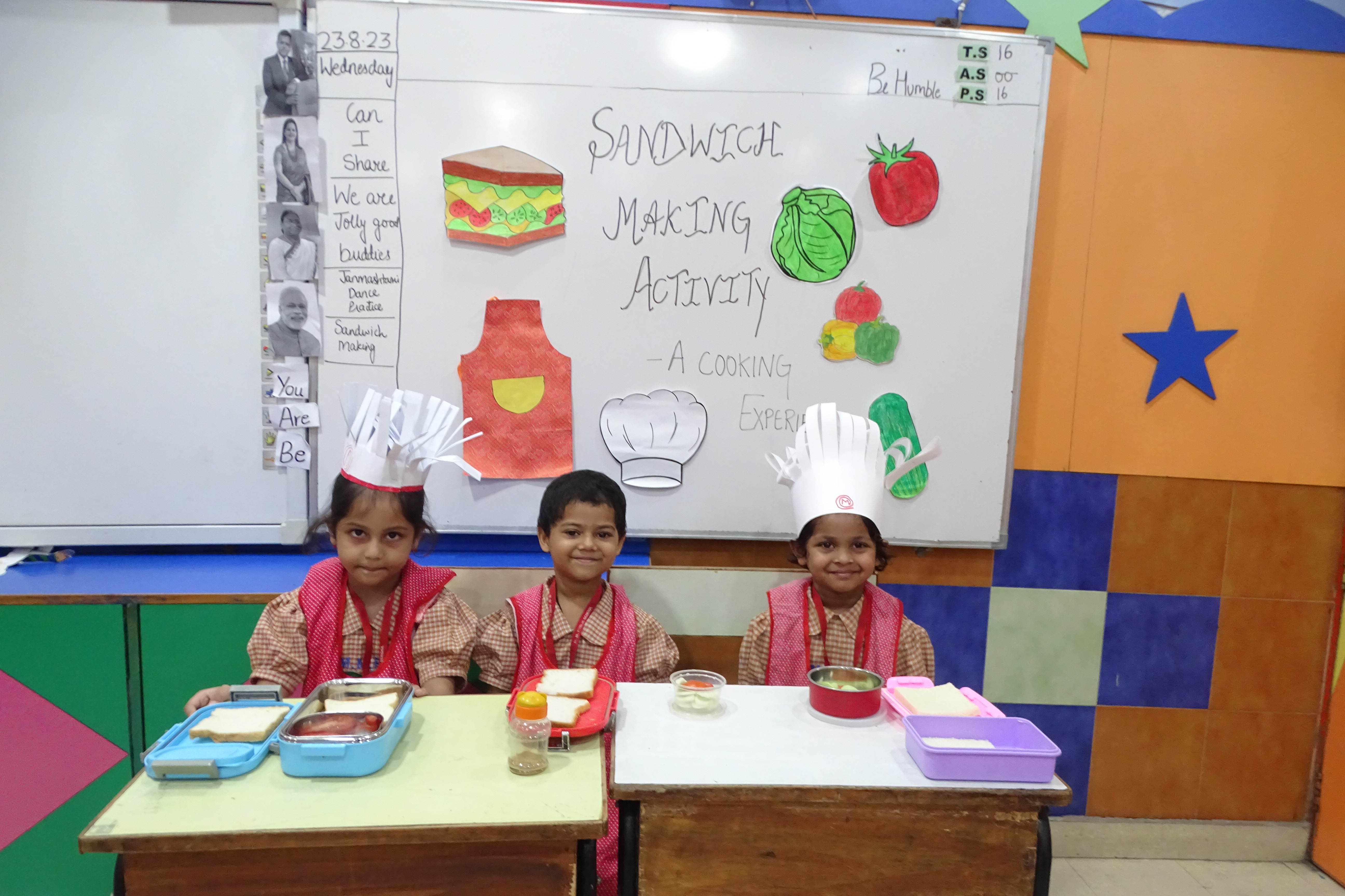 Making of Sandwich Activity